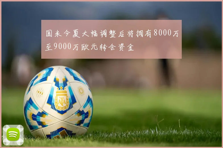 国米今夏大幅调整后将拥有8000万至9000万欧元转会资金